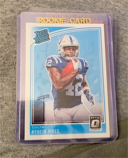 2018 Panini Donruss Optic #177 Nyheim Hines — front