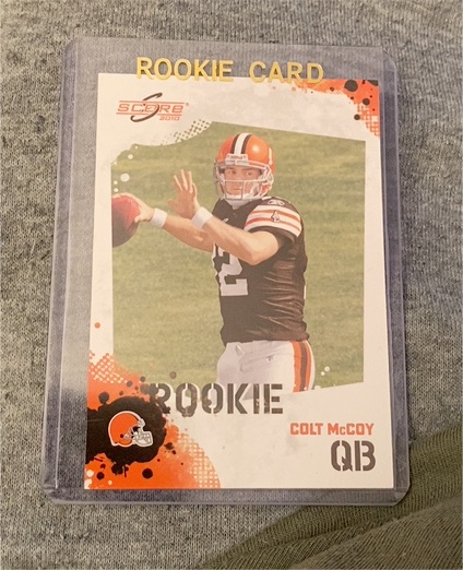 2010 Score #323 Colt McCoy Rookie Card — front
