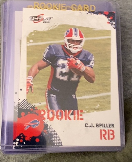 2010 Score #315 C.J. Spiller Rookie Card — front