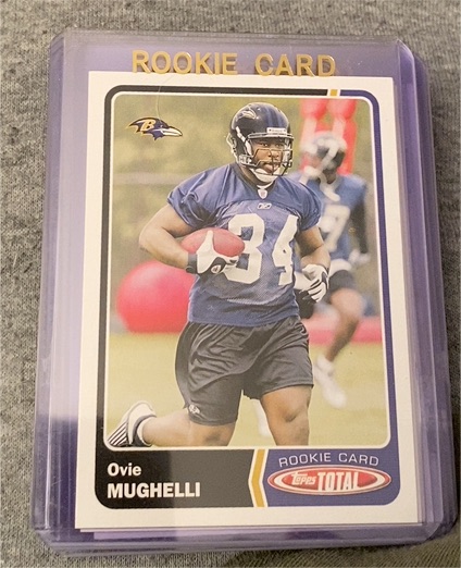 2003 Topps Total #Wake Ovie Mughelli Rookie Card — front