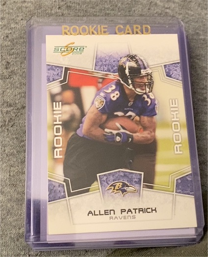 2008 Score #429 Allen Patrick — front