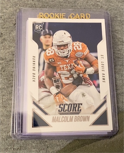 2015 Score #378 Malcolm Brown — front