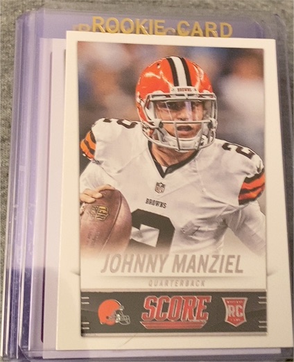 2014 Score #RC Johnny Manziel — front