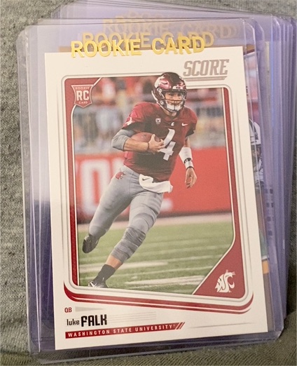 2018 Score #355 Luke Falk — front