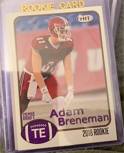 2018 Sage HIT #21 Adam Breneman — front