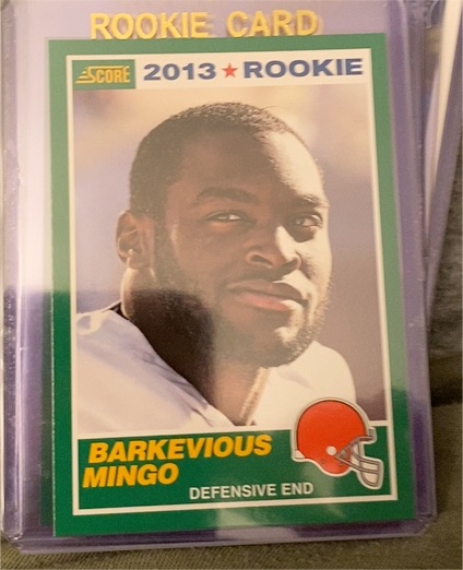 2013 Score #339 Barkevious Mingo — front