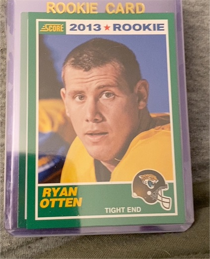 2013 Score #415 Ryan Otten Rookie Jacksonville Jaguars — front