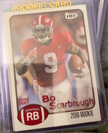 2018 Sage Hit #25 Bo Scarbrough — front