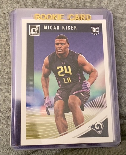 2018 Donruss #394 Micah Kiser — front