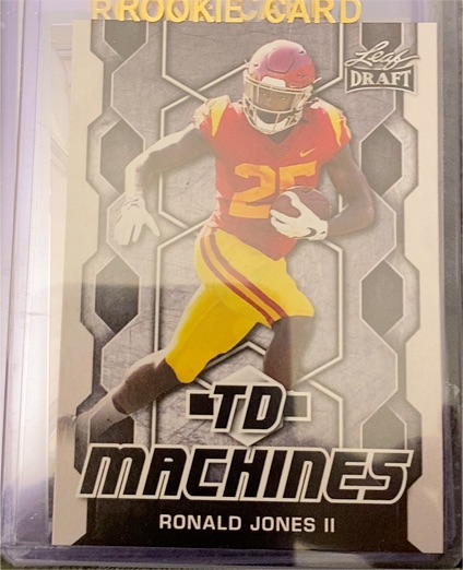 2018 Leaf Draft TD Machines #TD-16 Ronald Jones II — front