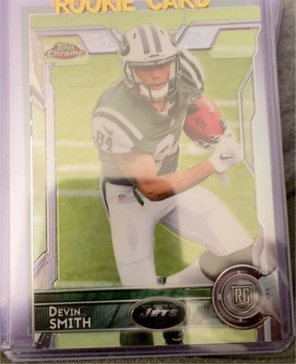 2015 Topps Chrome #194 Devin Smith — front