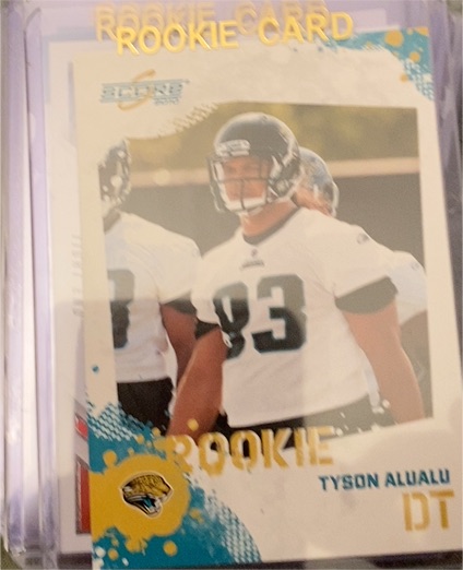 2010 Score #327 Tyson Alualu — front