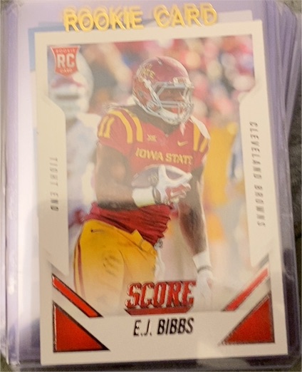 2015 Score #401 E.J. Bibbs — front