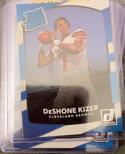 2017 Panini Donruss Football Rated Rookie #304 DeShone Kizer — front