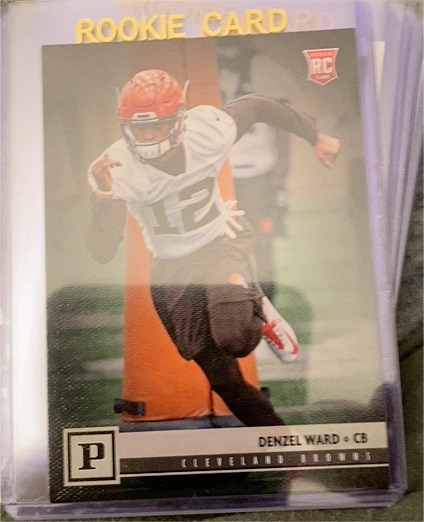 2018 Panini Rookies #302 Denzel Ward — front