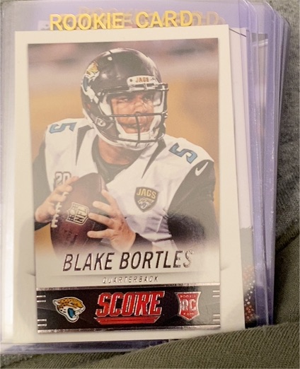 2014 Score #RC Blake Bortles Rookie Card — front