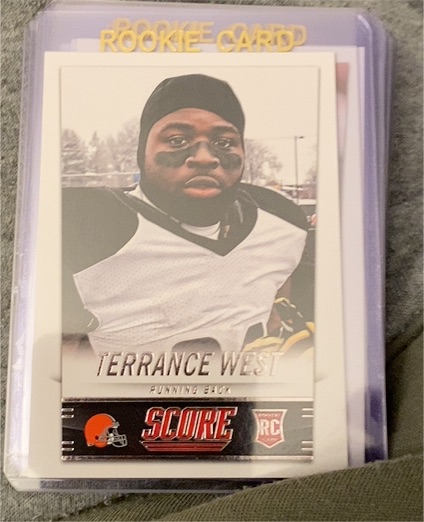 2014 Panini Score #428 Terrance West Rookie — front
