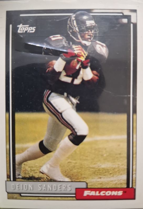 1992 Topps #692 Deion Sanders — front