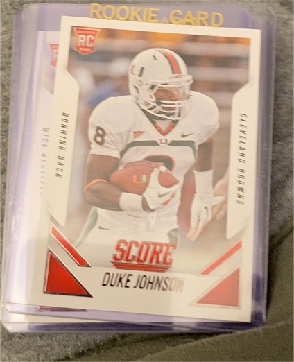 2015 Score #404 Duke Johnson — front