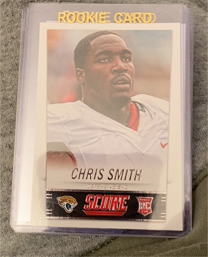 2014 Panini Score Chris Smith Rookie Card — front