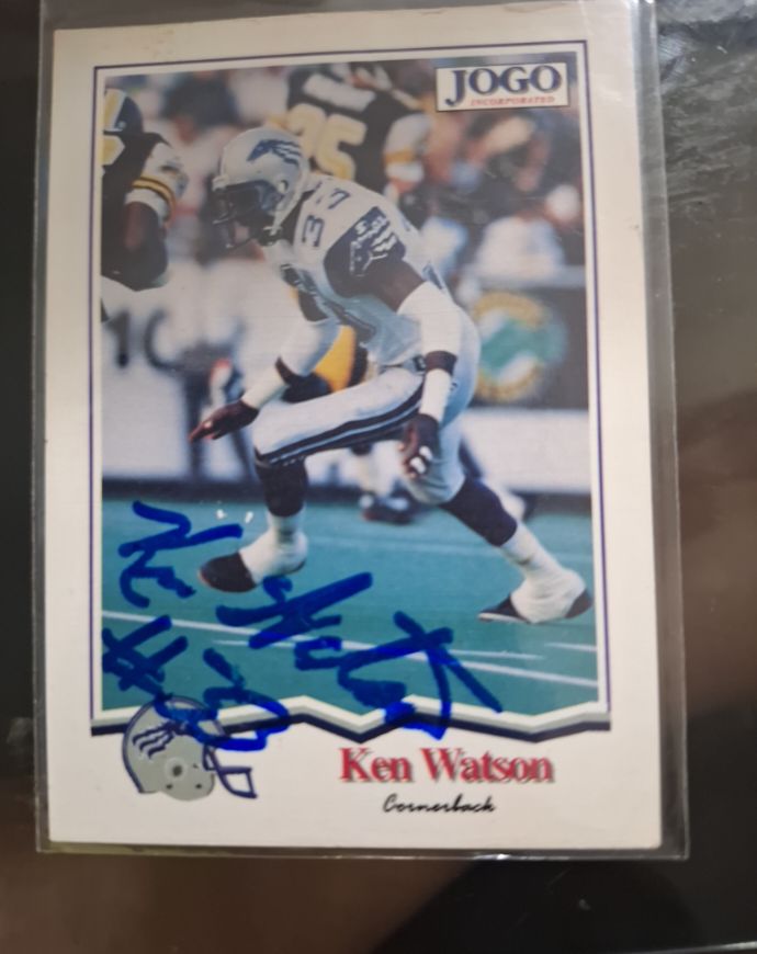 1994 Jogo CFL Ken Watson — front