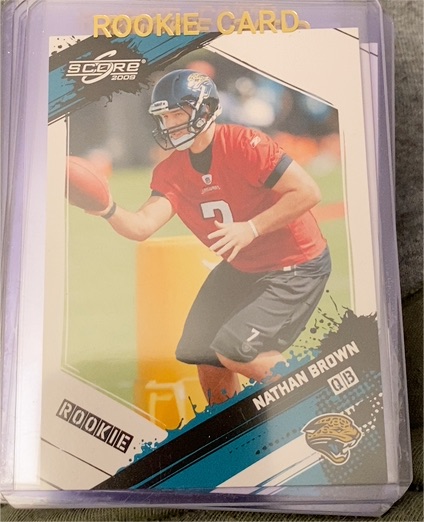 2009 Score #378 Nathan Brown — front