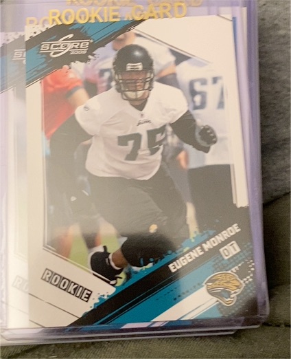 2005 Score #101 Eugene Monroe — front