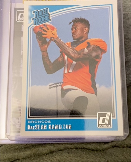 2018 Donruss #338 DaeSean Hamilton — front