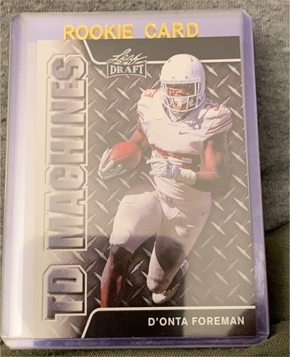 2017 Leaf Draft TD Machines #TD-04 D'Onta Foreman — front