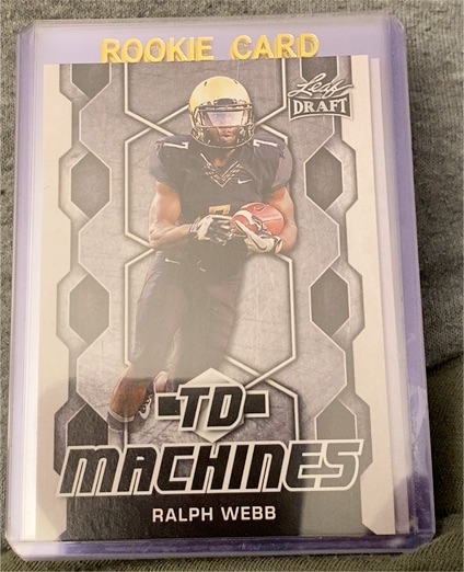 2018 Leaf Draft TD Machines #TD-15 Ralph Webb — front