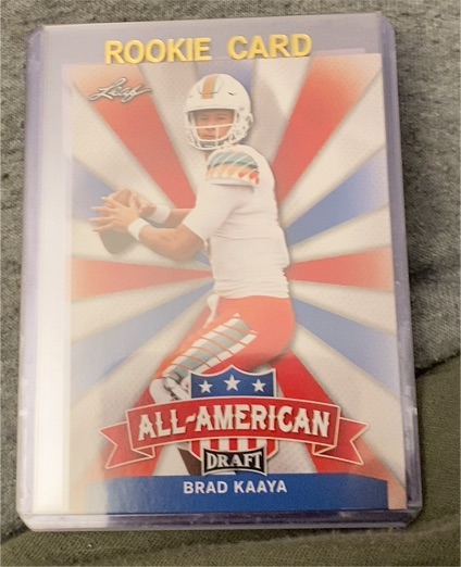 2017 Leaf Draft All-American #AA-02 Brad Kaaya — front