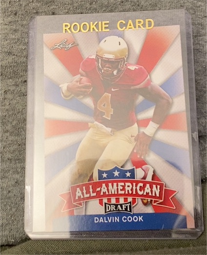 2017 Leaf Draft #AA-07 Dalvin Cook All-American — front