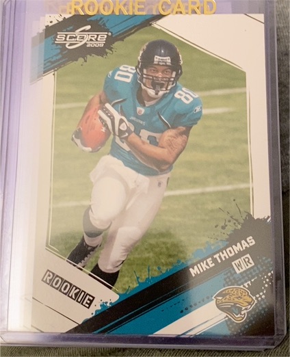 2009 Score Inscriptions #374 Mike Thomas — front