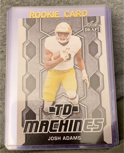 2018 Leaf Draft TD Machines #TD-09 Josh Adams — front