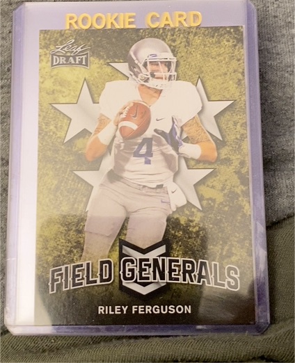 2018 Leaf Draft Field Generals #FG-08 Riley Ferguson — front