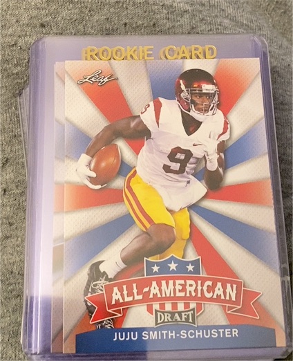 2017 Leaf Draft All-American #AA-14 JuJu Smith-Schuster — front