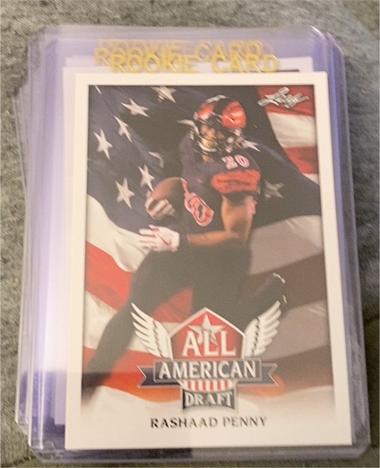 2018 Leaf Draft All American #AA-11 Rashaad Penny — front