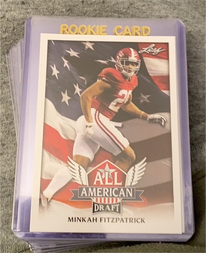2018 Leaf Draft All American #AA-10 Minkah Fitzpatrick — front