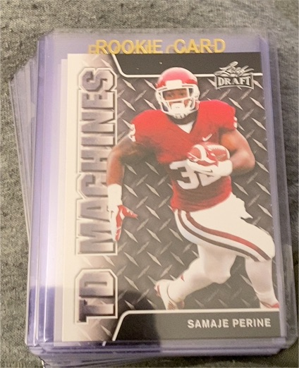 2017 Leaf Draft TD Machines #TD-14 Samaje Perine — front