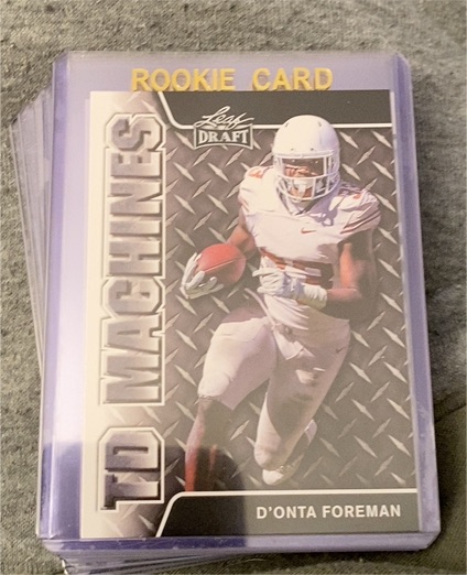 2017 Leaf Draft TD Machines #TD-04 D'Onta Foreman — front