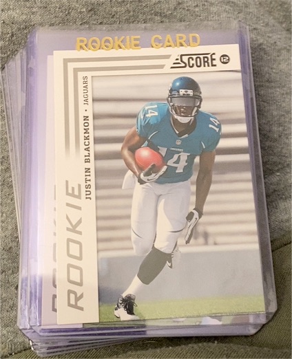 2012 Score #340 Justin Blackmon Rookie — front