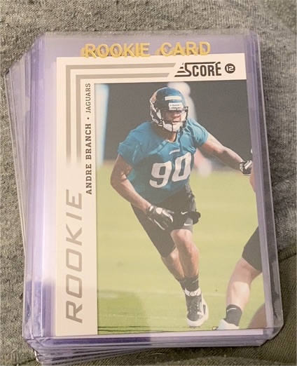 2012 Score #12 Andre Branch — front