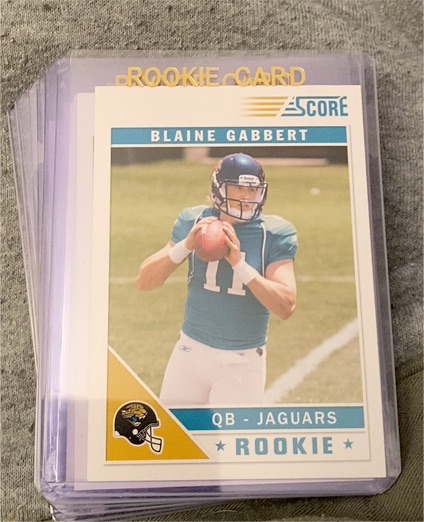 2011 Score #311 Blaine Gabbert Rookie Card — front