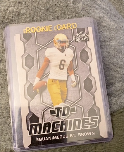 2018 Leaf Draft TD Machines #TD-07 Equanimeous St. Brown — front