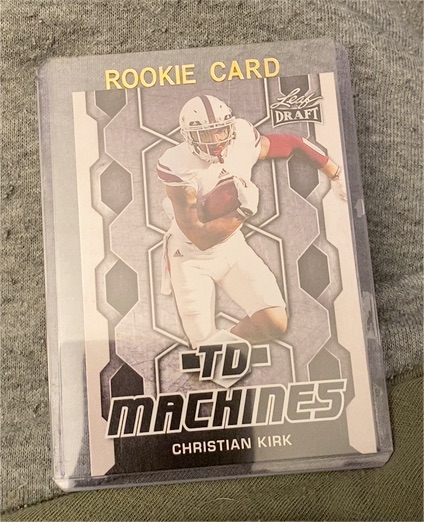 2018 Leaf Draft TD Machines #TD-04 Christian Kirk — front