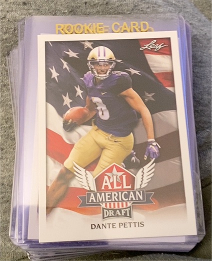 2018 Leaf Draft All American #AA-04 Dante Pettis — front