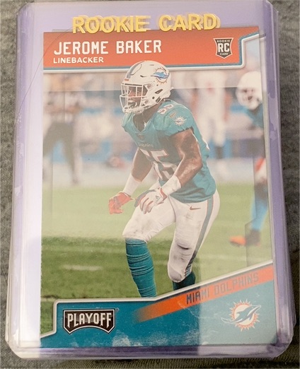 2018 Panini Playoff #285 Jerome Baker — front