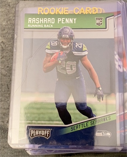 2018 Panini Playoff #210 Rashaad Penny — front