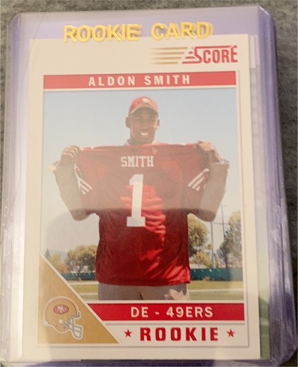2011 Score #306 Aldon Smith Rookie Card — front