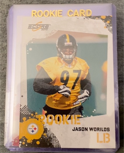 2010 Score # Jason Worilds Rookie Card — front